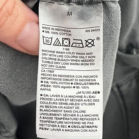 Old Navy Womens Utility Shorts M Gray Belted High Rise Cargo Pockets 100% Cotton - Picture 5 of 6